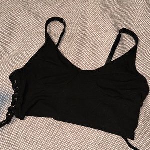 Black Crop Top